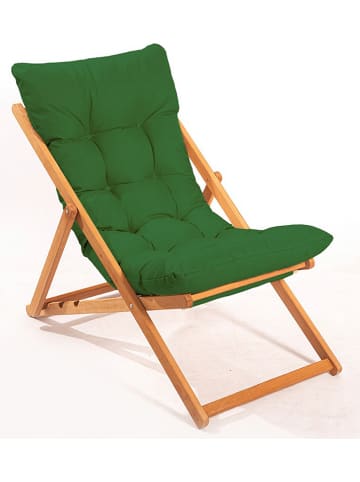 FLORIANE GARDEN 3tlg. Gartenmöbel-Set in Hellbraun/ Grün