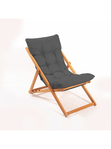 FLORIANE GARDEN 3-częściowy zestaw mebli ogrodowych w kolorze jasnobrązowo-szarym