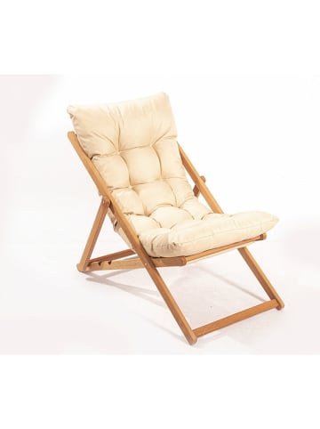 FLORIANE GARDEN Klappstuhl in Gelb/ Hellbraun - (B)59 x (H)90 x (T)44 cm