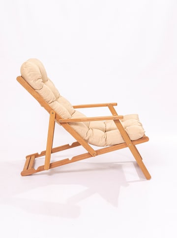 FLORIANE GARDEN 3-częściowy zestaw mebli ogrodowych w kolorze jasnobrązowym