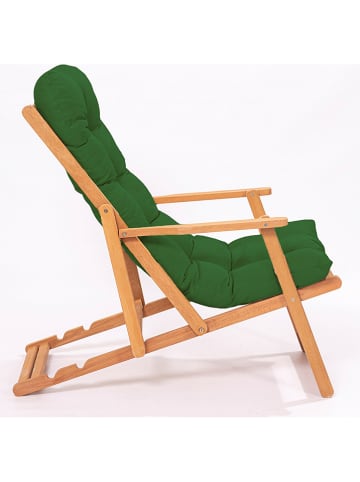 FLORIANE GARDEN Klappstuhl in Hellbraun/ Grün - (B)66 x (H)110 x (T)48 cm