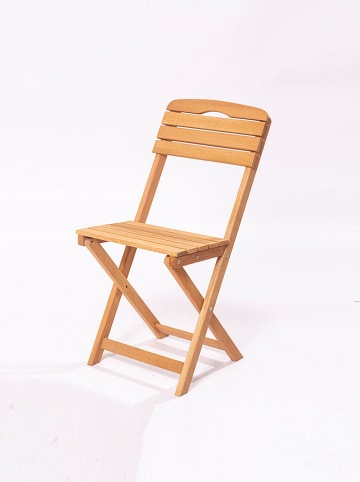 FLORIANE GARDEN Gartenstuhl in Hellbraun - (B)40 x (H)81 x (T)30 cm