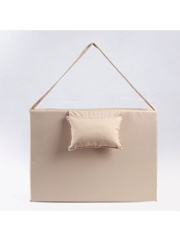 FLORIANE GARDEN Materac podłogowy w kolorze kremowym - 180 x 55 x 5 cm