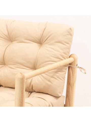 FLORIANE GARDEN Gartensofa in Creme - (B)110 x (H)86 x (T)51 cm