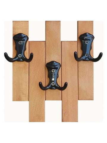 FLORIANE GARDEN Wandgarderobe in Hellbraun - (B)20 x (H)24 cm