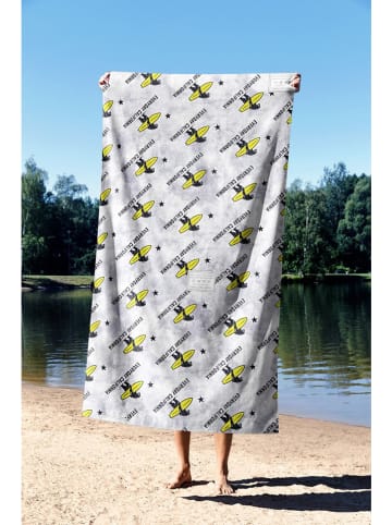 FLORIANE GARDEN Strandlaken "Pasa Da Rust" grijs/turquoise/oranje