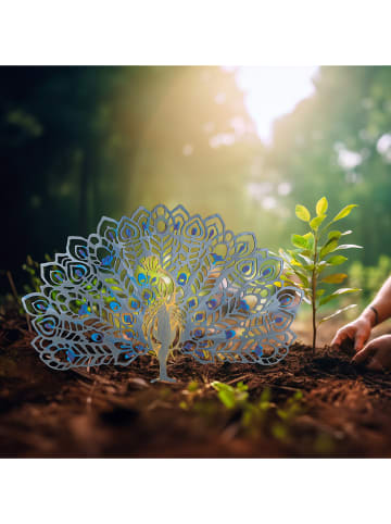 FLORIANE GARDEN Gartendekoration in Blau/ Gelb - (B)61 x (H)38 cm