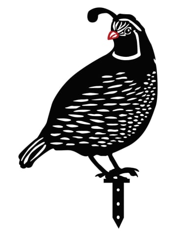 FLORIANE GARDEN Dekoracje ogrodowe (5 szt.) w kolorze czarnym