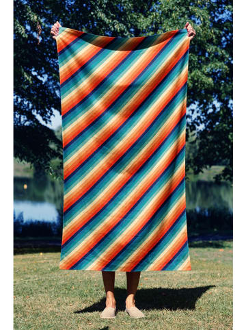 FLORIANE GARDEN Strandtuch "Rainbow Lines" in Bunt
