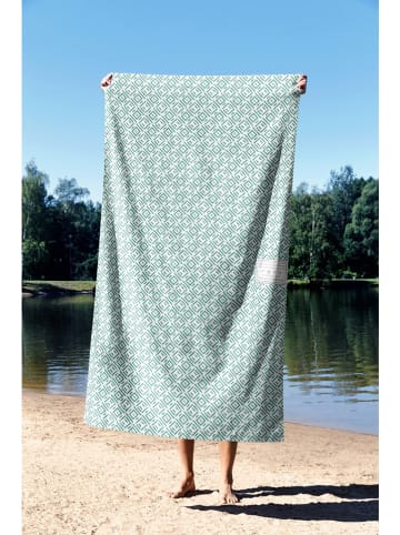 FLORIANE GARDEN Ręcznik plażowy "Rainbow Lines" ze wzorem