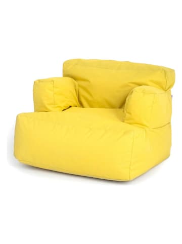 FLORIANE GARDEN Zitzak geel - (B)80 x (H)80 x (D)30 cm