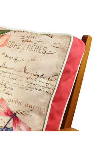 FLORIANE GARDEN Poduszka w kolorze beżowo-niebiesko-zielonym na krzesło