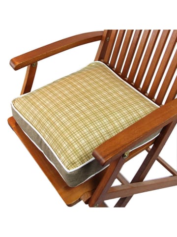 FLORIANE GARDEN Stuhlkissen in Khaki