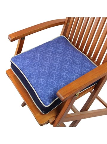 FLORIANE GARDEN Stoelkussen blauw