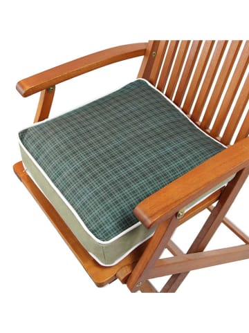 FLORIANE GARDEN Stuhlkissen in Dunkelgrün/ Khaki