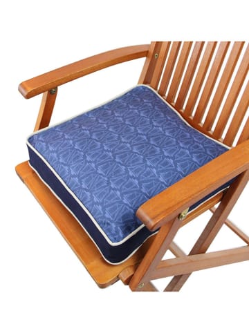 FLORIANE GARDEN Poduszka w kolorze niebieskim na krzesło