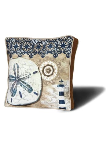 FLORIANE GARDEN Stoelkussen bruin/beige