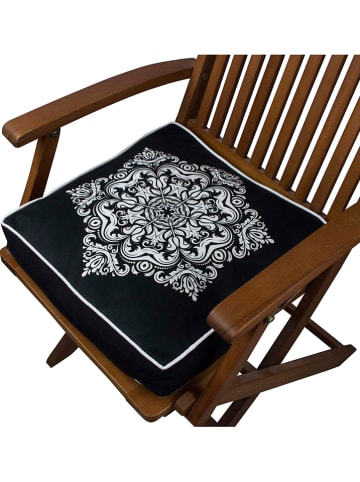 FLORIANE GARDEN Stoelkussen zwart