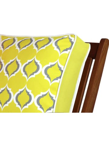 FLORIANE GARDEN Stuhlkissen in Gelb