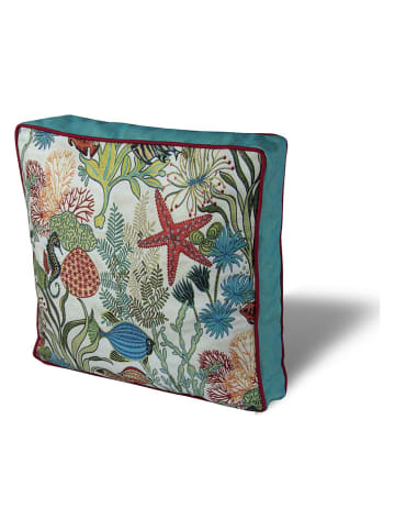 FLORIANE GARDEN Poduszka w kolorze zielonym ze wzorem na krzesło