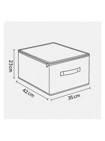 Scandinavia Concept Aufbewahrungskorb in Grau - (B)42 x (H)23 x (T)35 cm