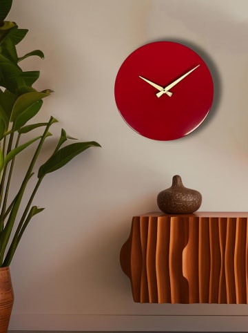 Scandinavia Concept Wandklok rood - Ø 35 cm