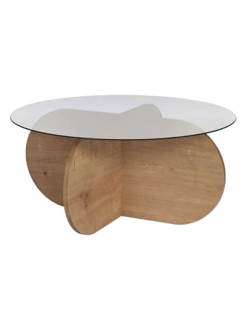 Scandinavia Concept Couchtisch "Aeris" in Hellbraun - (H)35 x Ø 75 cm