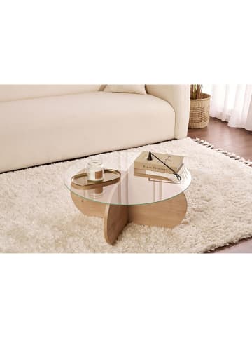Scandinavia Concept Salontafel "Aeris" lichtbruin - (B)75 x (H)35 x (D)75 cm