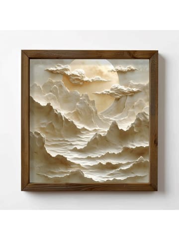 Scandinavia Concept Gerahmter Kunstdruck - (B)50 x (H)50 cm