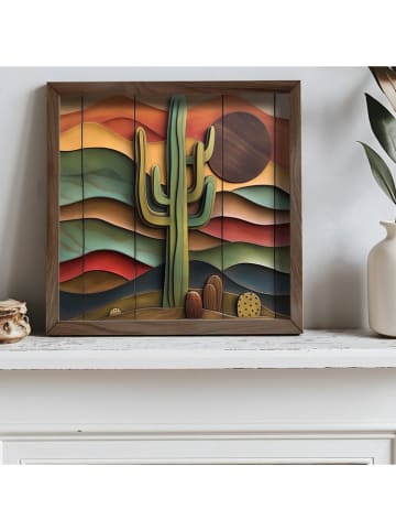 Scandinavia Concept Gerahmter Kunstdruck - (B)50 x (H)50 cm