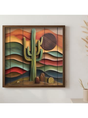 Scandinavia Concept Gerahmter Kunstdruck - (B)50 x (H)50 cm