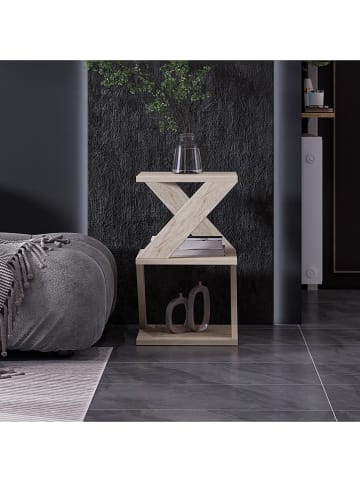 Scandinavia Concept Beistelltisch "Albeni" in Hellbraun - (B)29,6 x (H)54,2 x (T)29,6 cm