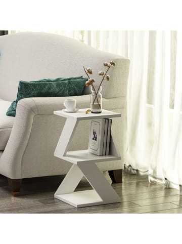 Scandinavia Concept Stolik "Albeni" w kolorze białym - 30 x 50 x 30 cm