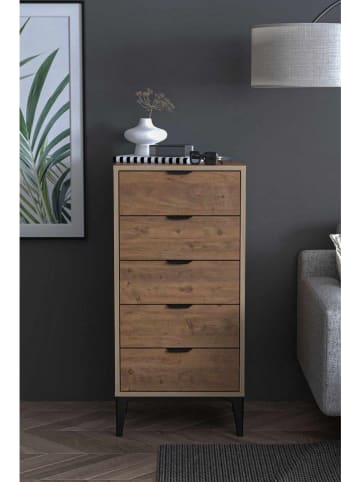 Scandinavia Concept Kommode ''Arden'' in Braun - (B)50 x (H)105 x (T)40 cm