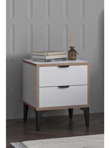 Scandinavia Concept Nachtkastje "Arden" wit - (B)45 x (H)52 x (D)40 cm