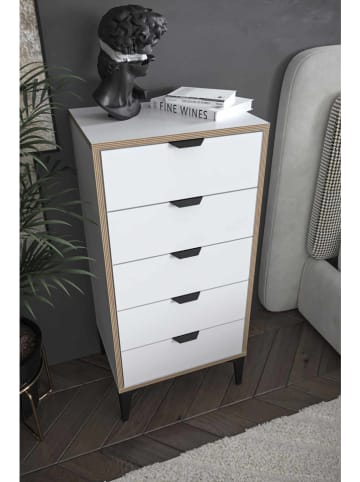 Scandinavia Concept Komoda "Arden" w kolorze białym - 50 x 105 x 40 cm