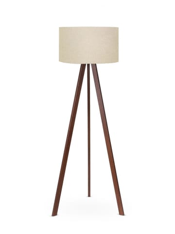 Scandinavia Concept Standleuchte in Beige/ Braun - (H)140 x Ø 38 cm