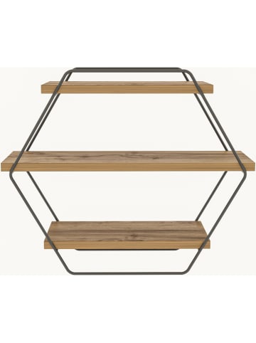 Scandinavia Concept Wandmeubel "Azra" lichtbruin - (B)60 x (H)52 x (D)20 cm