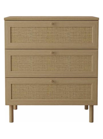 Scandinavia Concept Kommode ''Baru'' in Beige - (B)75 x (H)85 x (T)42 cm