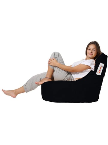 Scandinavia Concept Worek "Baton" w kolorze czarnym do siedzenia - 70 x 70 x 35 cm