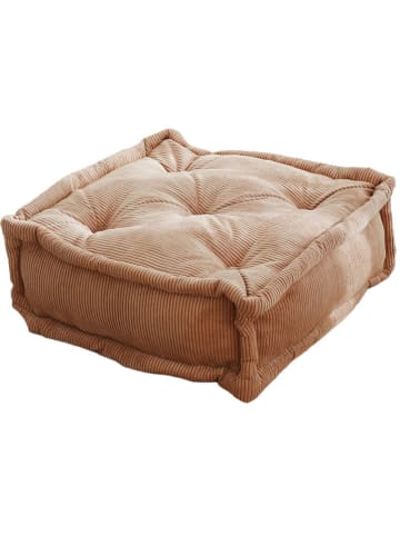 Scandinavia Concept Bodenkissen "Biskuvi" in Braun - (B)55 x (H)16 x (T)55 cm