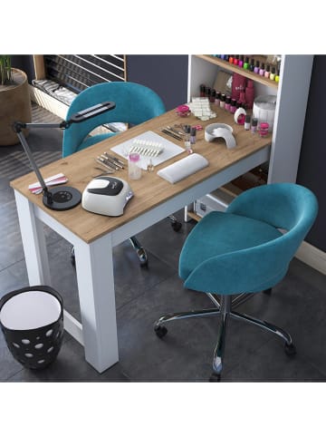 Scandinavia Concept Kaptafel wit/lichtbruin - (B)120 x (H)153,6 x (D)53,8 cm