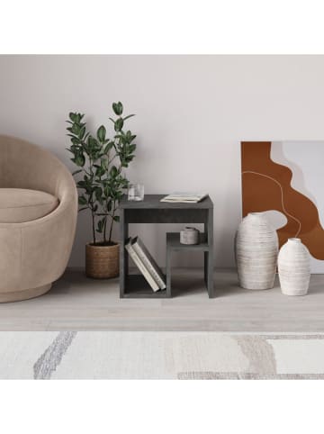 Scandinavia Concept Beistelltisch "Bon" in Grau - (B)40 x (H)40 x (T)35 cm