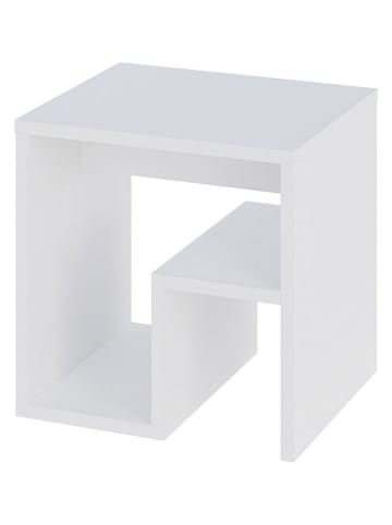 Scandinavia Concept Bijzettafel "Bon" wit - (B)40 x (H)40 x (D)35 cm
