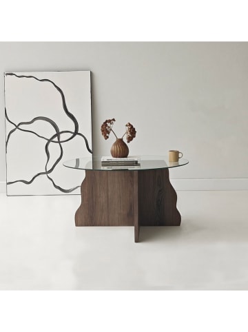 Scandinavia Concept Ława "Butterfly" w kolorze brązowym - wys. 40 x Ø 75 cm