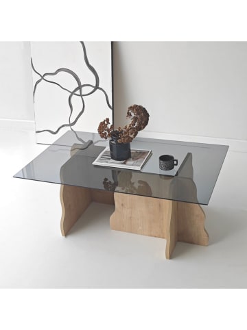 Scandinavia Concept Salontafel "Canyon" lichtbruin/grijs - (B)105 x (H)40 x (D)65 cm