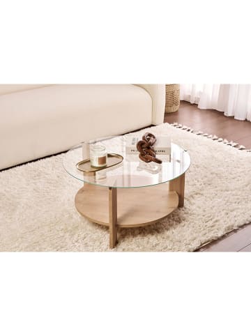 Scandinavia Concept Salontafel "Clara" lichtbruin - (B)75 x (H)40 x (D)75 cm