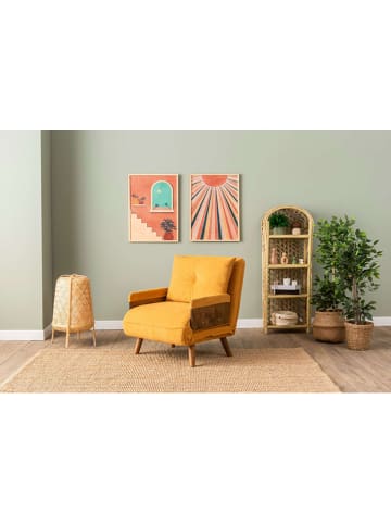 Scandinavia Concept Sofa "Cosmo Single" in Senf - (B)77 x (H)82 x (T)70 cm