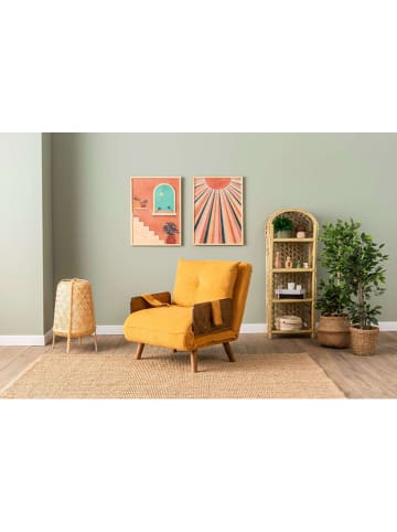 Scandinavia Concept Sofa "Cosmo Single" in Senf - (B)77 x (H)82 x (T)70 cm