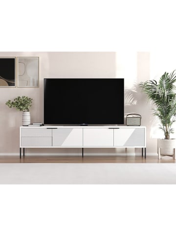 Scandinavia Concept Komoda RTV "Dore" w kolorze białym - 180 x 45 x 30 cm